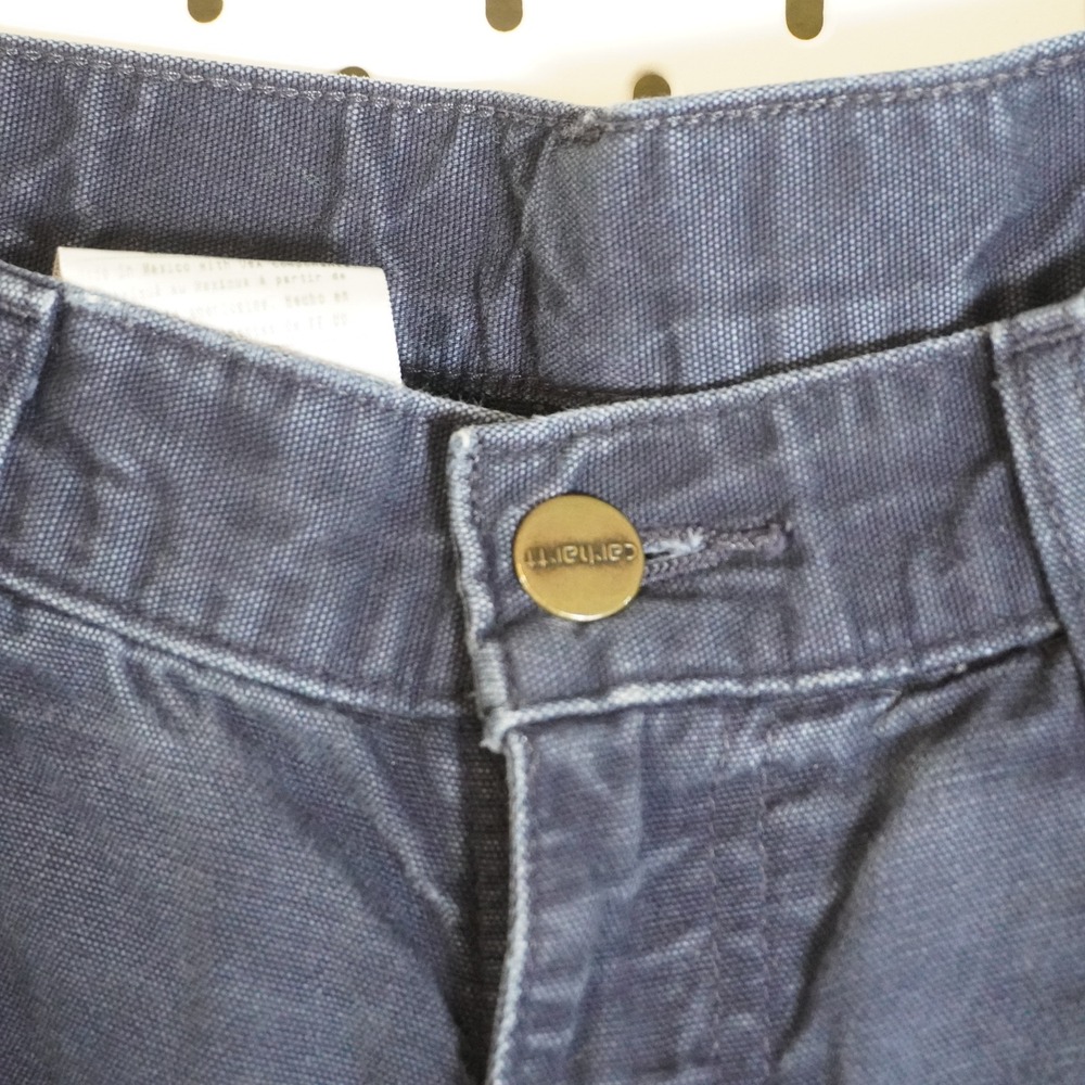 Carhartt Men's Loose Fit Dark Wash Carpenter Jeans 34x30 RN 14806 - Picture 4 of 8